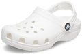 Crocs Unisex-Child Classic Clogs, White, 4 Big Kid US