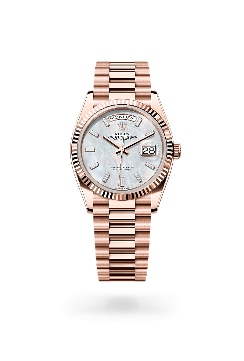 rolex Day-Date in 18 kt Everose gold, M128235-0078 - Ace Test Store 2