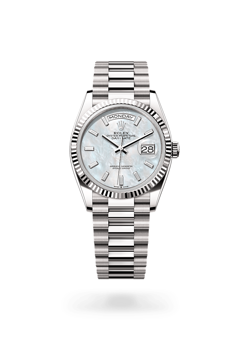 rolex Day-Date in 18 kt white gold, M128239-0065 - Ace Test Store 2