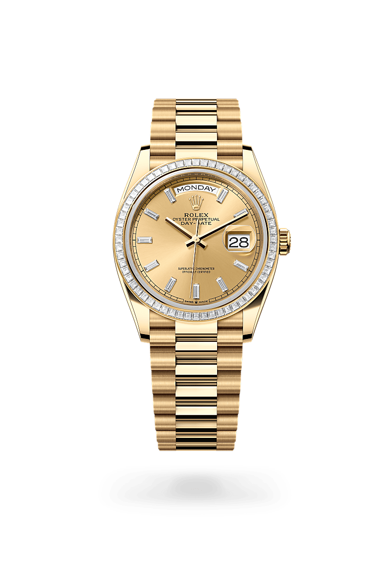 rolex Day-Date in 18 kt yellow gold, M128398TBR-0037 - Ace Test Store 2