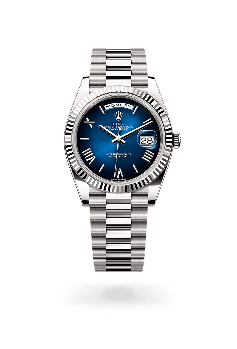 rolex Day-Date in 18 kt white gold, M228239-0076 - Ace Test Store 2